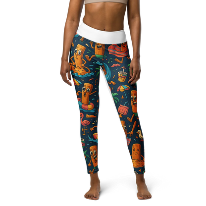 All-Over Print Mayhem Leggings – Tun Tun Sahur Edition